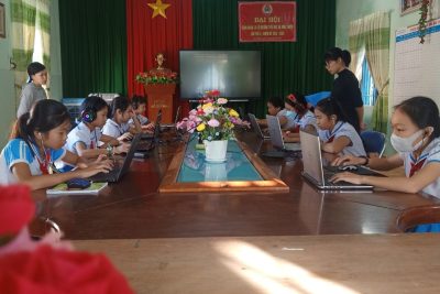 Tổ chức cho học sinh tham gia thi IOE cấp tỉnh năm học 2022-2023